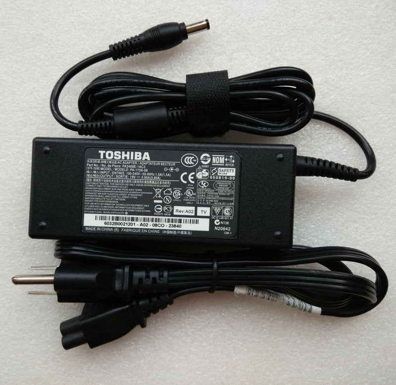 Original OEM Supply Charger Toshiba Satellite A305D-S6848 L305D-S5895 L355-S7915