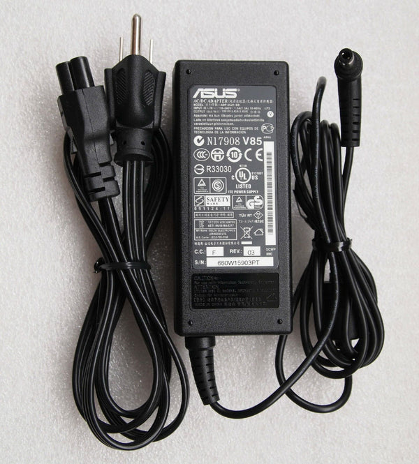 Original OEM ASUS 65W Cord/Charger K55A-RBR6,K55A-SX373H,K55A-H15014L ADP-65JH B