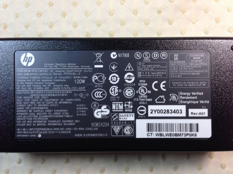 @Original OEM HP 120W 18.5V AC Adapter for TouchSmart 310-1200 Desktop PC series