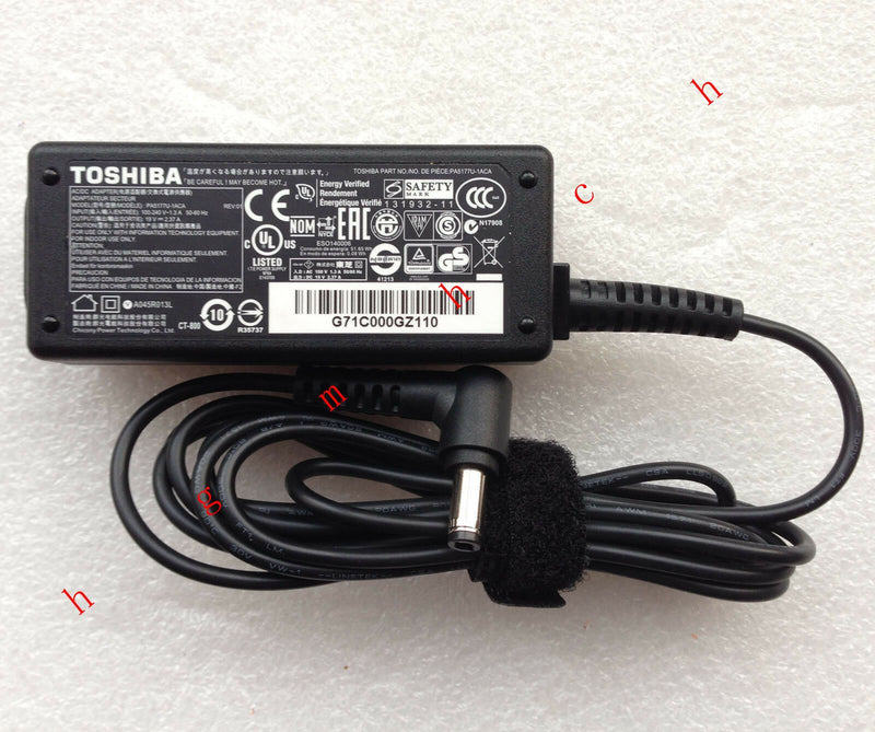 Original Genuine OEM Toshiba AC/DC Adapter Cord/Charger Tecra C50-B1503 Notebook