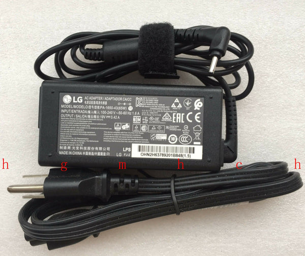 New Original LG 65W 19V AC/DC Adapter&Cord for LG gram 15Z960-A.AA52U1 Ultrabook