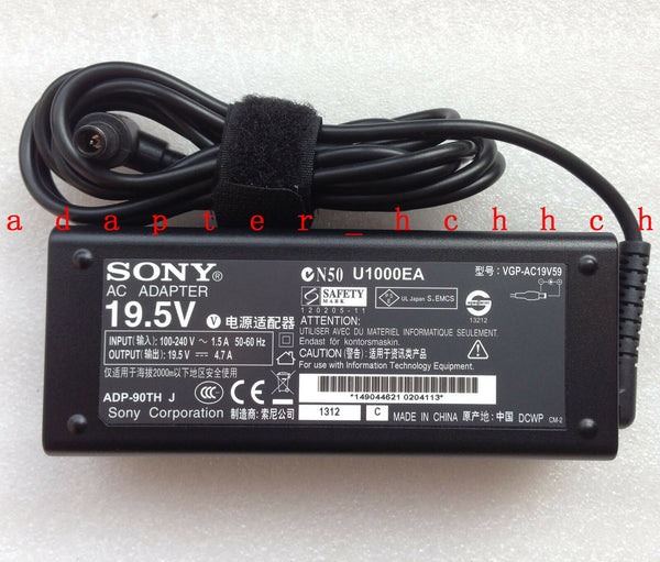 Original OEM Sony VAIO SVE141,SVE151,SVE171 Series VGP-AC19V59,92W 2P AC Adapter