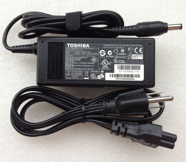 Original Genuine OEM 65W 19V AC Adapter for Toshiba Portégé R30-ASMBN22 Laptop