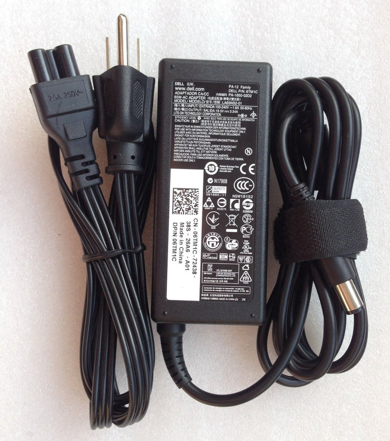 @Original OEM Dell 65W AC Adapter for Inspiron 11-3138,P19T003 LA65NS2-01,6TM1C