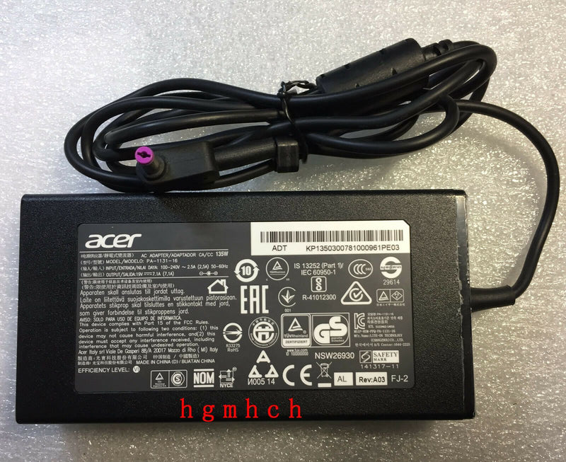 @Original Acer AC Adapter&Cord for Acer Aspire VX5-591G Series,PA-1131-16 Laptop