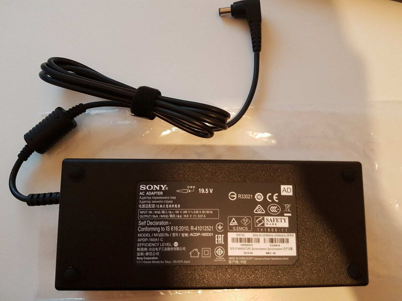 Original OEM Sony 19.5V 8.21A AC Adapter for Sony LCD TV KD-55XD8505,ACDP-160D01