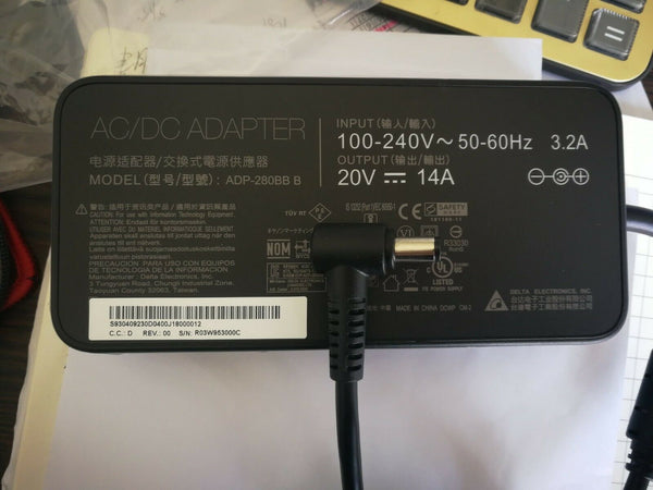 New Original Delta 280W AC Adapter for MSI GE63 Raider RGB 8SF-096MY ADP-280BB B