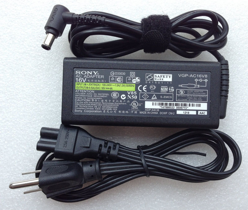 Genuine Original AC Power Adapter Sony VAIO VGP-AC16V8 VGP-AC16V13 VGP-AC16V14