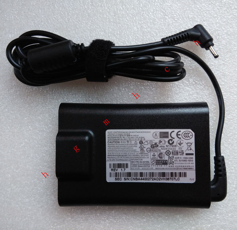 @Original OEM Samsung 40W Cord/Charger ATIV Book 9 Lite NP915S3G-K01UK Notebook