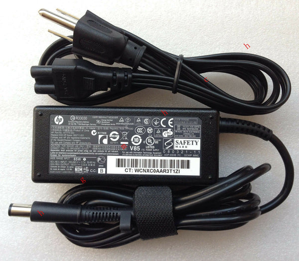 Original Genuine OEM HP 65W Smart AC adapter+Cord for HP ProBook 450 G1 Notebook