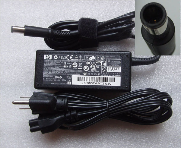 65W Original OEM AC Adapter Charger/Cord Power Supply HP N193 V85 R33030 PPP009D