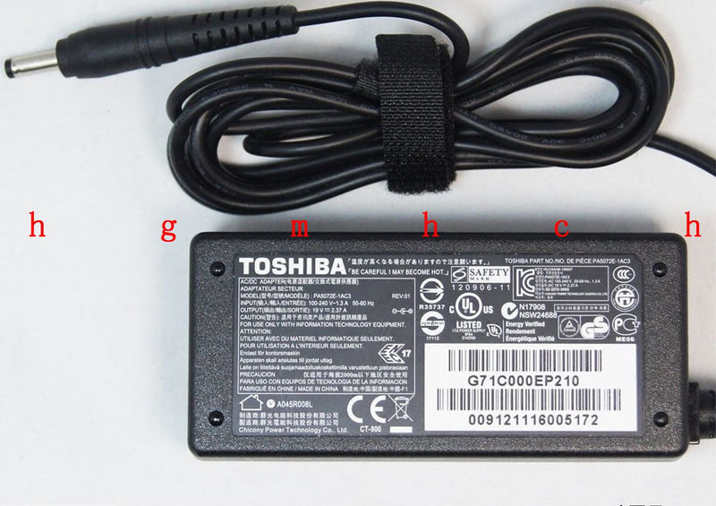 @Original Toshiba 45W 19V AC Adapter for Toshiba Satellite P30W-B-10D,P30W-B-108