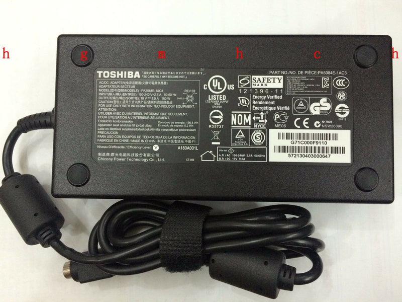 @Original OEM AC Adapter for Toshiba Qosmio X875-Q7390,PA3546U-1ACA,PA5084E-1AC3