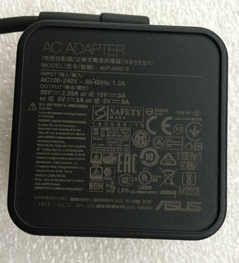 @Original ASUS 45W USB Type-C AC Adapter for ASUS Transformer Book T302CA Series