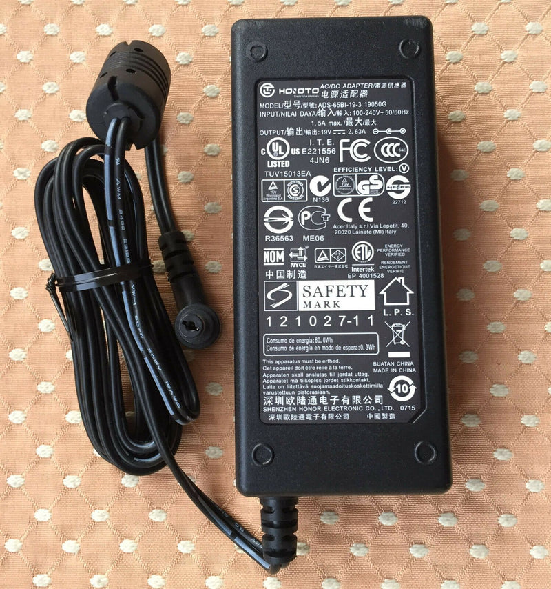 Original Genuine OEM AC/DC Adapter&Cord/Charger for ACER RC271U 27" WQHD Monitor