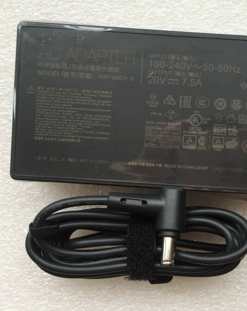 Original ASUS 20V 7.5A 150W AC Adapter for ASUS TUF Gaming FX505DT-EB73 Notebook