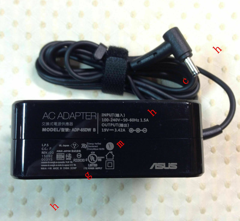 New Original ASUS 65W AC Adapter for ASUS TP300LJ,TP301UJ,TP501UB,TP501UQ Laptop