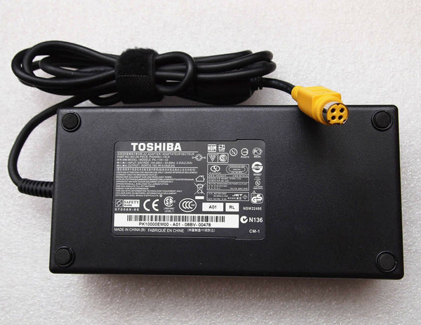 Original OEM Toshiba 180W AC/DC Adapter for Toshiba Qosmio X775-3DV82,X775-3DV92