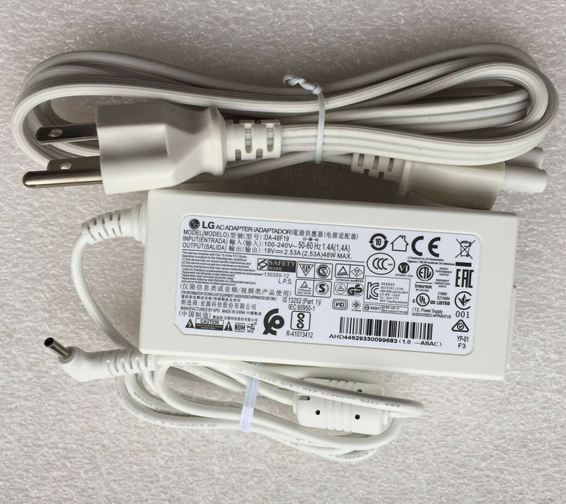 @New Original LG 19V 2.53A AC Adapter&Cord for LG gram 13Z990-R.AAS7U1 Ultrabook