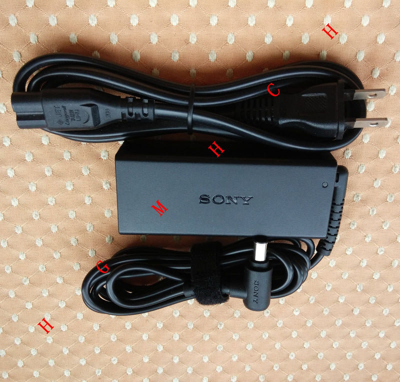 New Original OEM Sony 19.5V 2.3A AC Adapter for Sony Vaio SVF15AC1QL,VGP-AC19V76