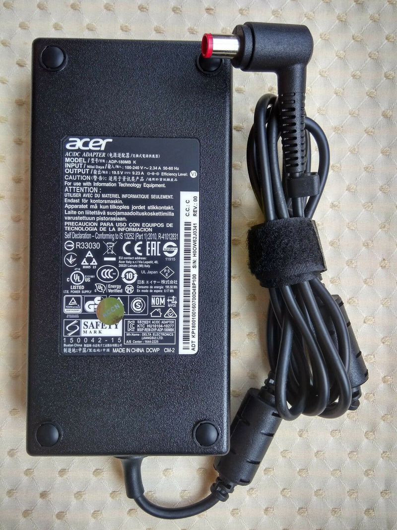 @Original OEM Acer 180W 19.5V AC Adapter for Acer Predator 15 G9-591-70DV Laptop