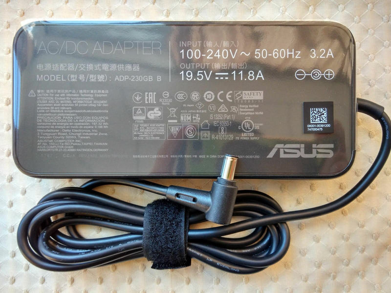 New Original OEM ASUS ROG Zephyrus GX501VI-XS74,ADP-230GB B 230W AC Adapter&Cord