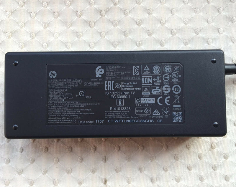 New Original OEM HP 90W 19.5V AC Adapter for HP ZBook X2 G4/i5-8250U Workstation