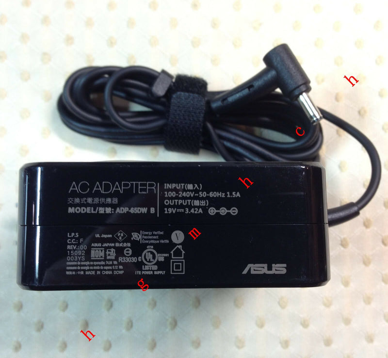 @New Original Asus 65W 19V AC Power Adapter for ASUS Zenbook UX430UN-IH74 Laptop