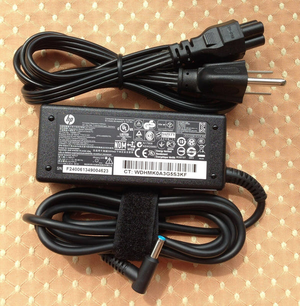 New Original Genuine OEM HP 65W 19.5V AC Adapter for HP ENVY 14-k002tx Sleekbook