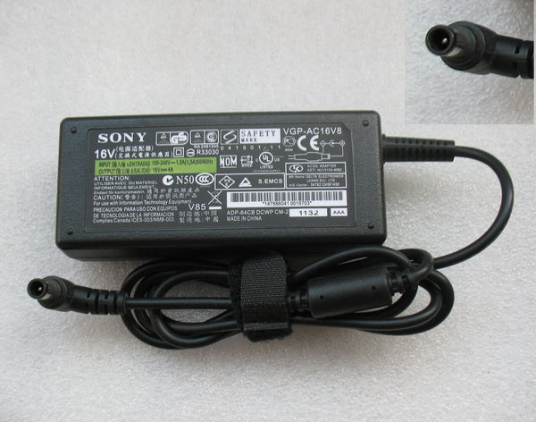 Genuine Original AC Power Adapter Charger F Sony Vaio VGN-TZ11XN/B, VGN-TZ21MN/N