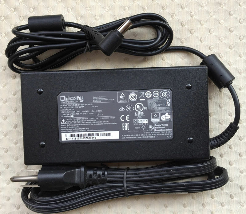 New Original OEM Chicony 19.5V 6.15A AC Adapter for Mifcom EG7/i5/GTX1050 Laptop