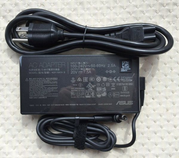 New Original ASUS 150W 20V 7.5A AC Adapter for ASUS ROG G531GT-BI7N6 ADP-150CH B