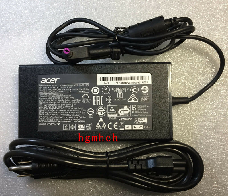 Original OEM Acer 135W 19V AC Adapter for Acer Aspire AZ3-715-UR12 All-In-One PC