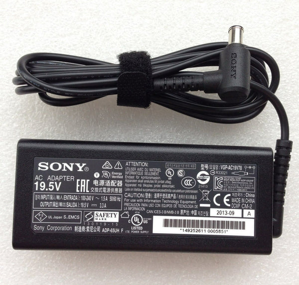 @New Original OEM Sony 65W AC Adapter for Sony VAIO Fit 15A SVF15N28PXB Flip PC