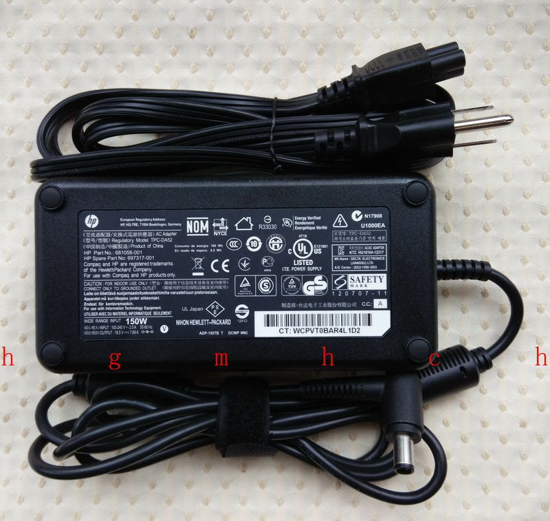 @Original OEM HP 19.5V 7.69A AC Adapter&Cord for For HP Pavilion 23-q102a AIO PC