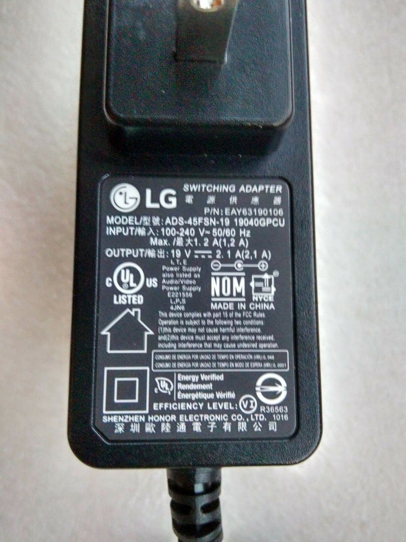 @Original OEM LG 19V AC Adapter for LG 29UM59A-P,29UM59A,LED Monitor,EAY63190106