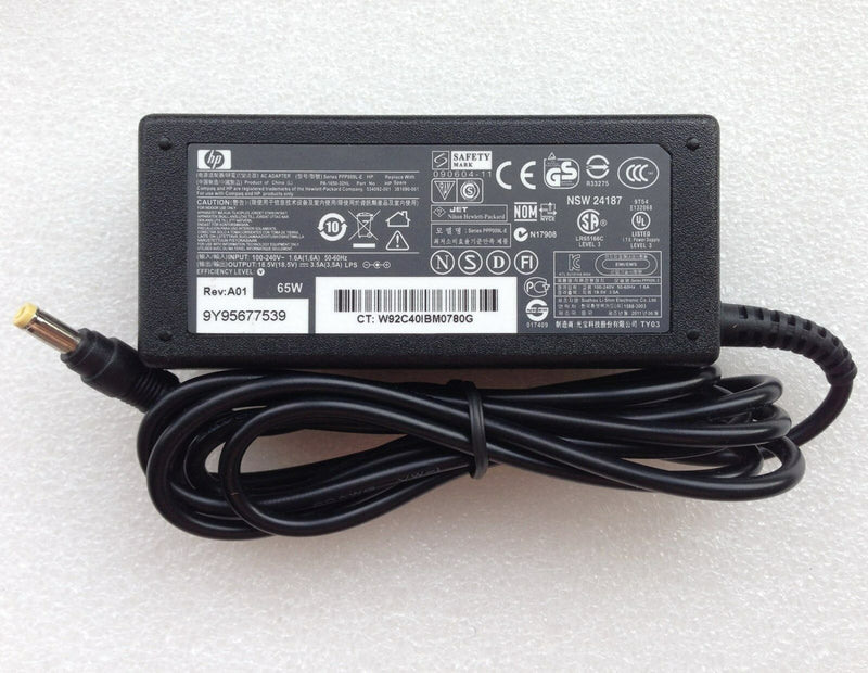 65W Original Genuine OEM AC Adapter Power charger for HP Pavilion DV9700 tx2000