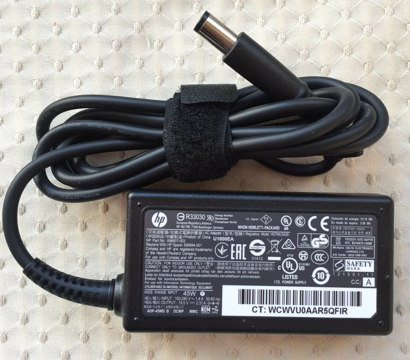 New Original HP 45W 19.5V AC Adapter Charger for HP ZBook 15 Mobile Workstation