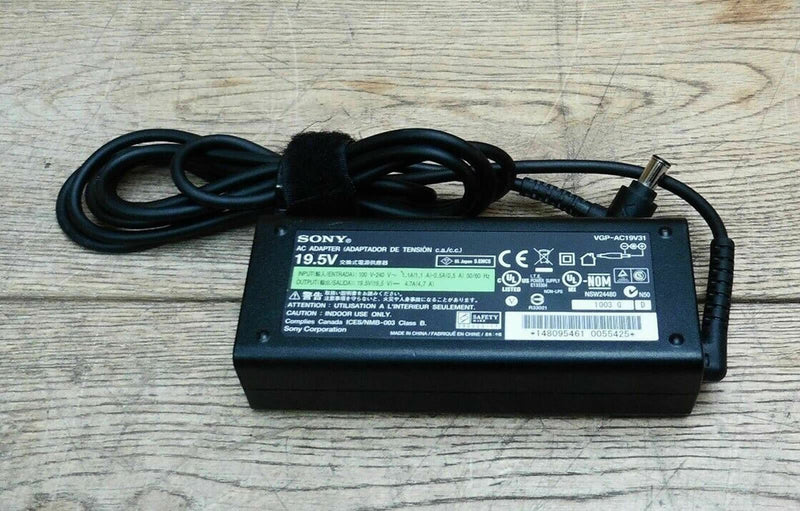 New Original OEM Sony AC/DC Adapter Cord/Charger for Sony Vaio PCG-61411U Laptop