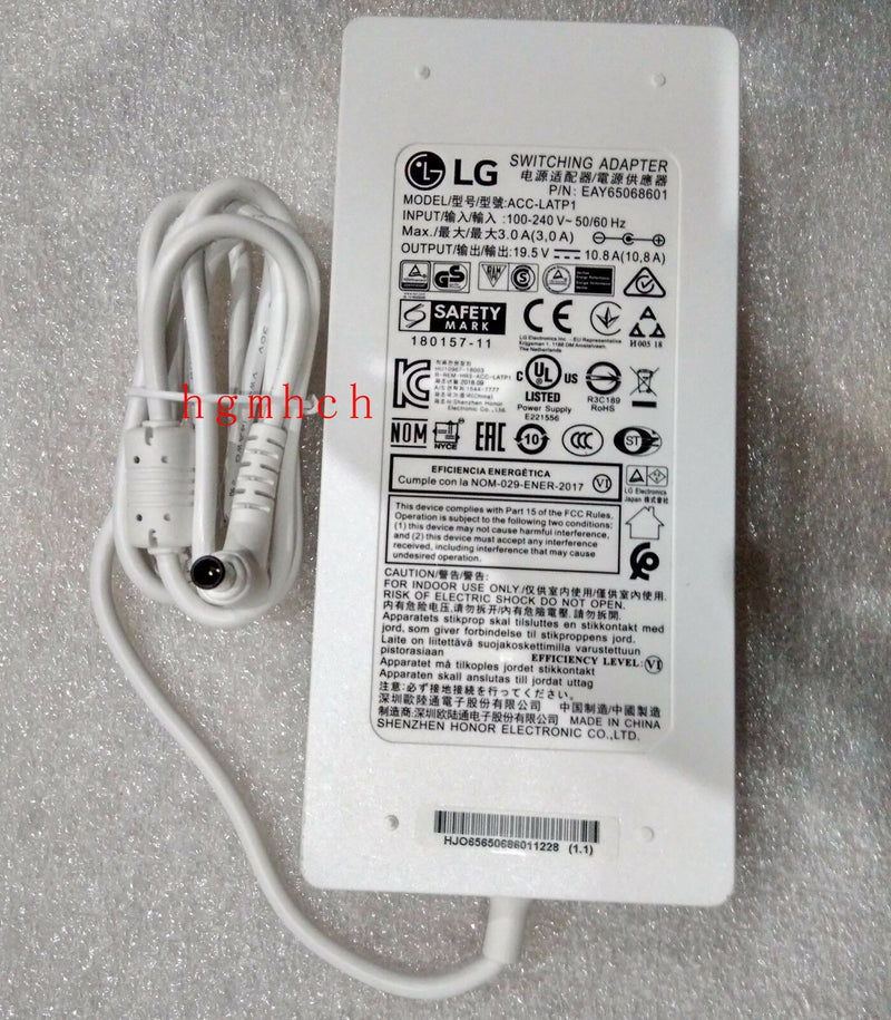 @New Original LG 19.5V 10.8A AC Adapter for LG 32BL95U LED-LCD Monitor,ACC-LATP1