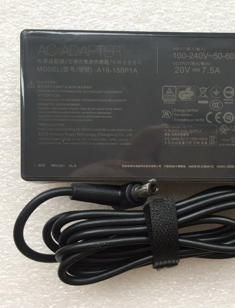 Original ASUS 20V 7.5A AC Adapter&Cord for ASUS ROG G731GT-AU022T Gaming Laptop