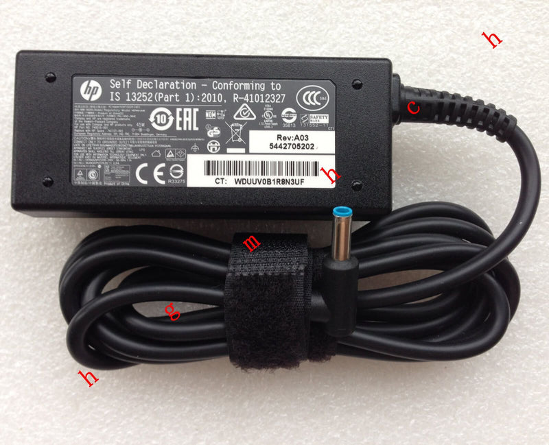 New Genuine Original OEM HP 19.5V 2.31A AC Adapter Charger Compatible 854116-850