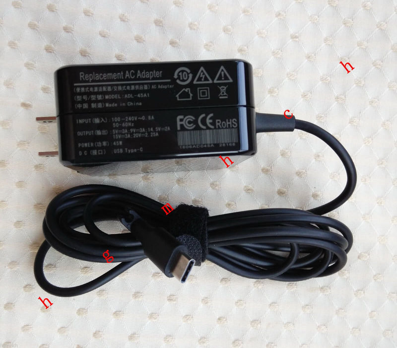 New Original Genuine 45W AC Adapter for ASUS ZENBOOK 3 UX390UA-DH51-GR Ultrabook