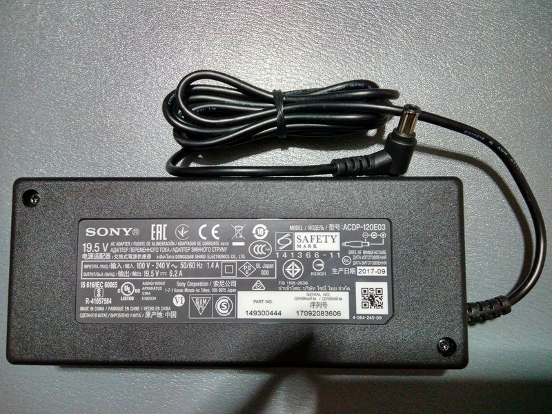 Original OEM Sony 19.5V 6.2A AC Adapter for Sony BRAVIA KDL-55W756C LED-LCD TV