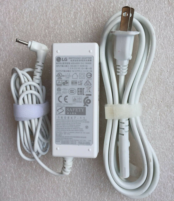 @New Original LG 19V 2.1A 40W AC Adapter&Cord for LG Gram 15Z975-U.AAS7U1 Laptop