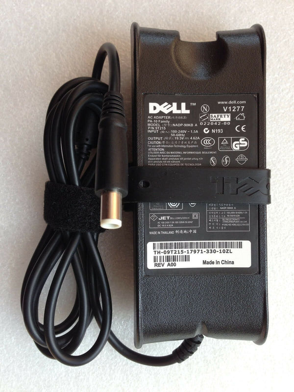 @Original Genuine OEM 90W AC Power Adapter Cord for Dell NADP-90KB A,9T215,PA-10