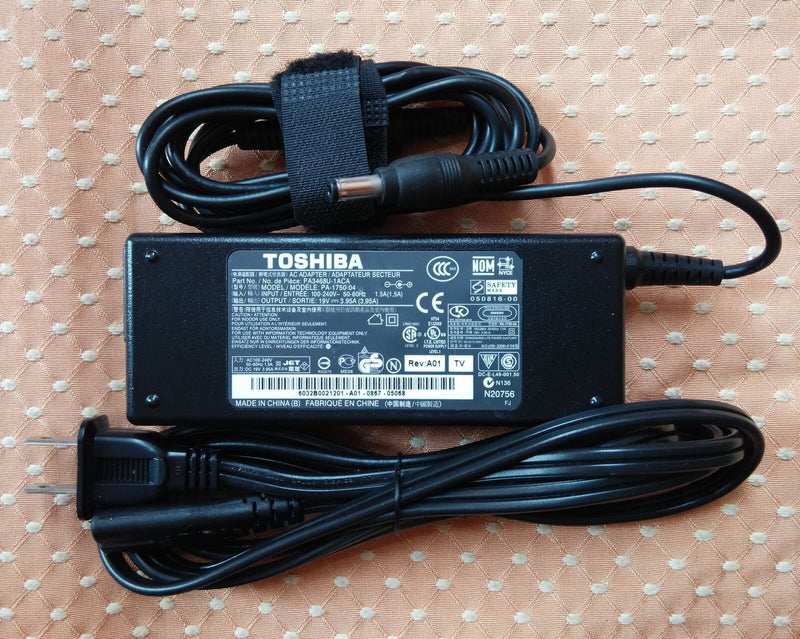 Original OEM AC Power Adapter Cord for Toshiba Satellite L755D-S5251 L755D-S5109