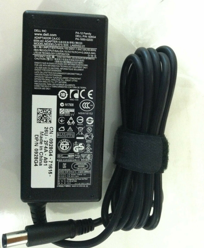 @Original OEM AC Adapter for Dell Vostro 14-3449,AA65NM121,HA65NS5-00,LA65NS2-01