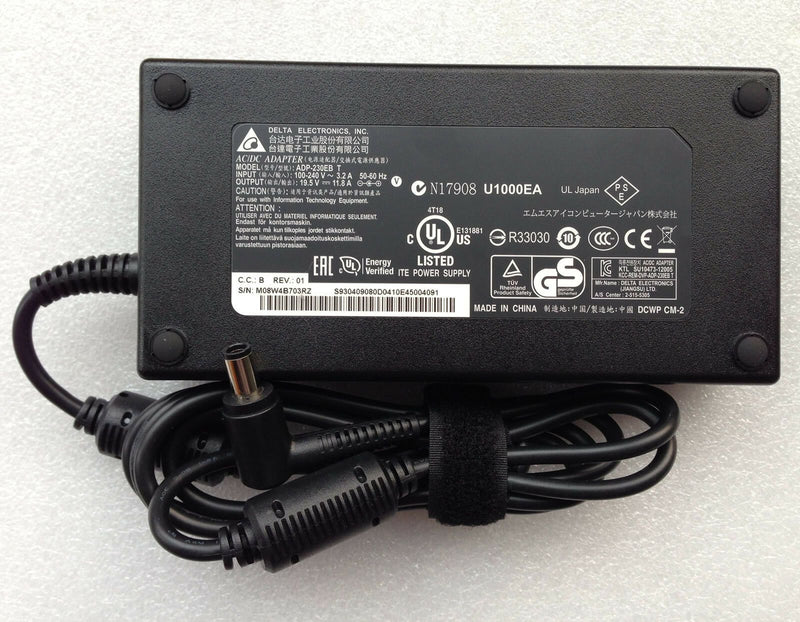 Original Delta MSI 230W AC Adapter for MSI WT72 6QM-1024IT,ADP-230EB T Notebook