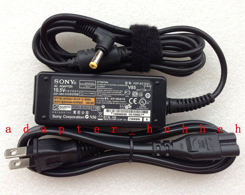 @New Original OEM 10.5V 2.9A Cord/Charger Sony VAIO PCG-21111U,VGP-AC10V5 Laptop